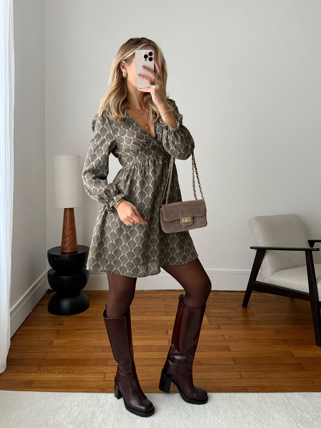 Robe à imprimé NANCIE