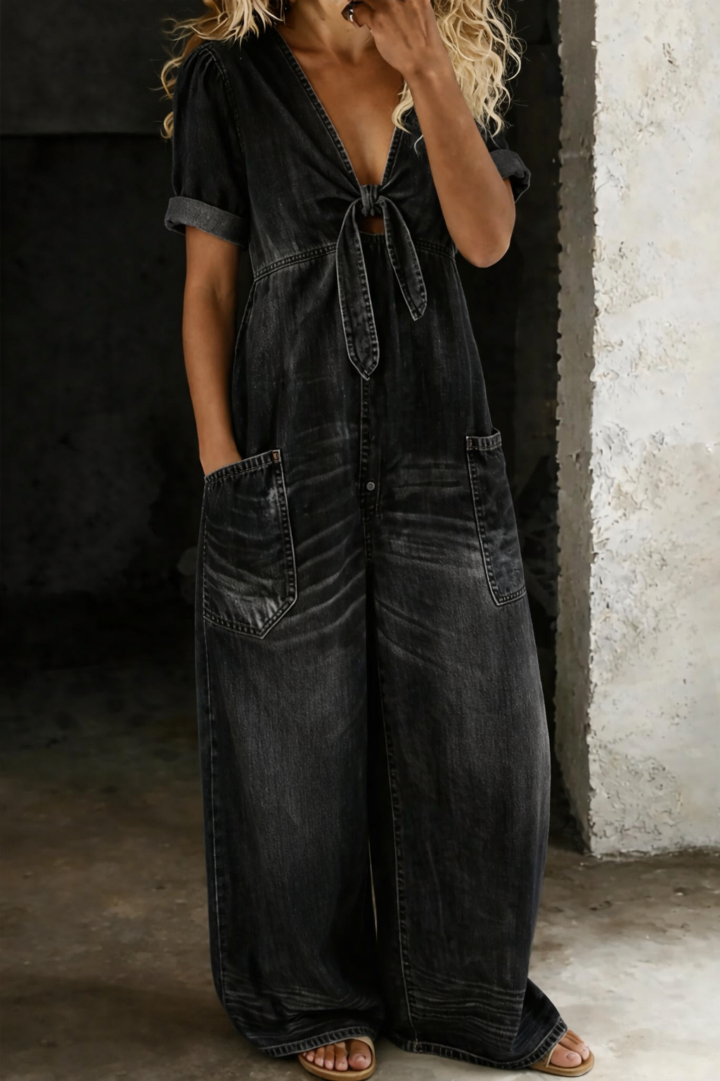 Loréne™ Combinaison Denim