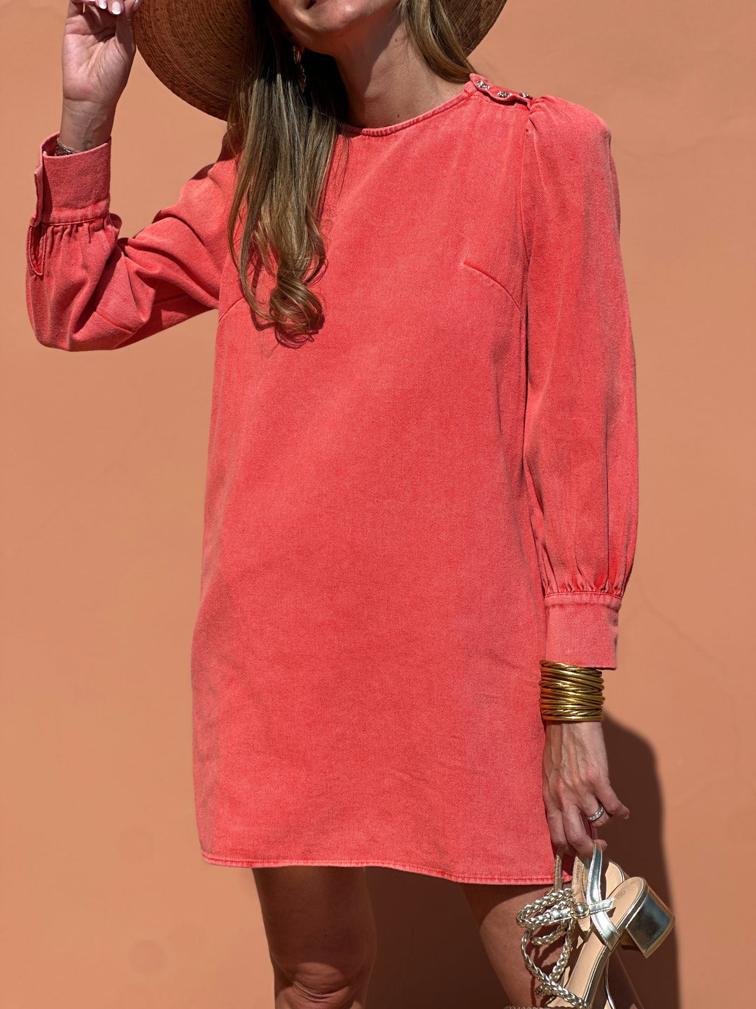 Robe Henriette - Corail