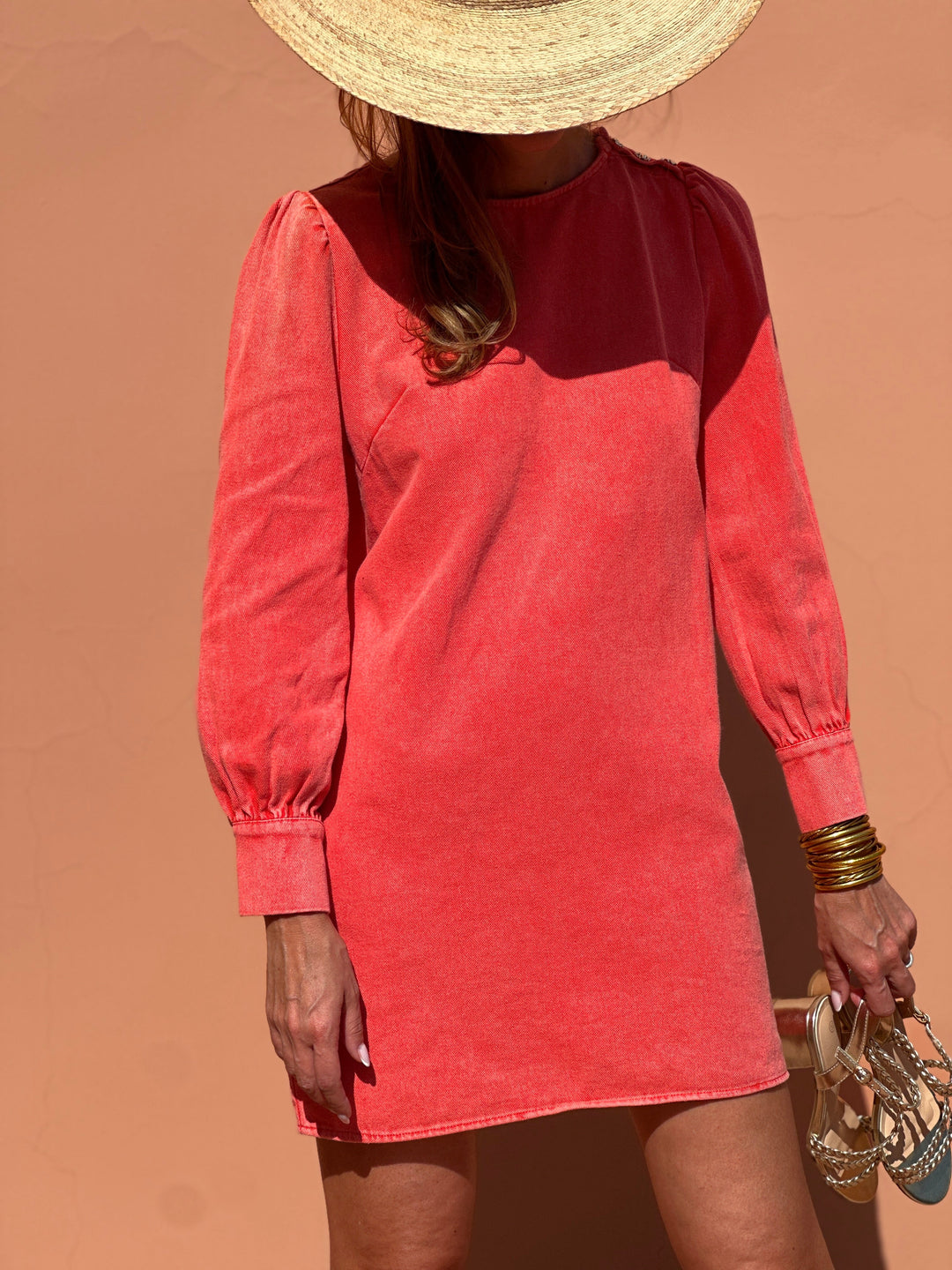 Robe Henriette - Corail